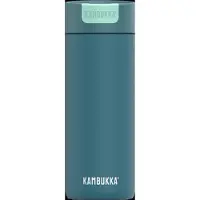 Kambukka Olympus Thermosbeker 500 ml - Koffiebeker To Go - makkelijk reinigen - lekvrije Koffiebeker RVS - Theebeker - Travel Mug - Peacock Blue