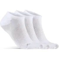 Craft CORE DRY FOOTIES 3-PACK Unisex Sportsokken - Wit