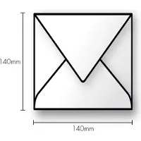 Clairefontaine Stuifmeel van enveloppe 140 mm, snoepjesroze