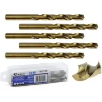 GEKO Metaalboor 10,5 mm HSS, pak van 5 (10,5 mm)