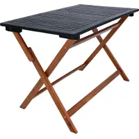 En.casa Tuinset 'Altamura', 5-delig. Bestaat uit een tafel en 4 stoelen. Gemaakt van acaciahout, -gecertificeerd