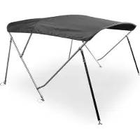Sunmaster Biminitop basic | RVS 3-boogs | Breedte 155 <> 169 cm - Hoogte 91 cm