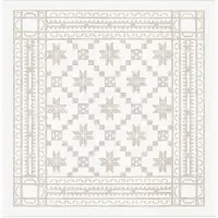 Ekelund Linneväveri Åttebladrose servet 35 x 35 cm Beige