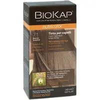 Biokap Nutricolor 7,1 Nieuw, Scandinavisch Blond, Haarkleur Tube + Fles