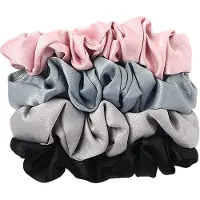 Chris Rubin - Chris Rubin Adea Scrunchie Haarelastiekjes Zilver Dames