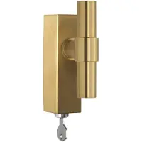 Formani Piet Boon ONE PBT20-DKLOCK draaikiepgarnituur afsluitbaar - PVD mat goud