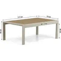 Lifestyle Garden Furniture Lifestyle Lezo loungetafel rechthoek