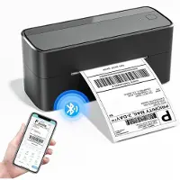 Phomemo 241BT - Draadloze Thermische Label Printer - Grijs - 102 x 150 MM - Geschikt voor PostNL - DHL - DPD - Ect - Met App