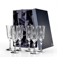 Glencairn Champagneglazen Skye 6 stuks - Geschenkverpakking - Loodkristal - Glencairn Crystal Scotland