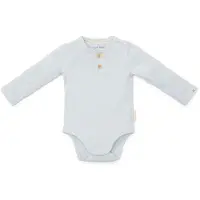 Little Dutch romper Baby Blue lichtblauw Jongens Katoen Ronde hals Effen - maat 50
