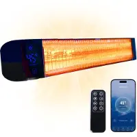 Silvergear Heater Terrasverwarmer met App 2400W - Elektrisch - Bewegingsensor - Waterdicht - Heater - Afstandbediening - Infrarood - Hangend -
