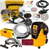 Mirka DEROS 125 150mm 5mm + Stofzuiger 1025 L PC + Veel Accessoires - KIT2014WOMDE