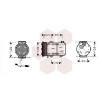 VAN WEZEL 1800K276 Aircopomp