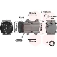 VAN WEZEL 1800K284 Aircopomp
