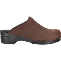 Sanita Medische Klomp Original Karl Textured Oil Bruin-Schoenmaat 43