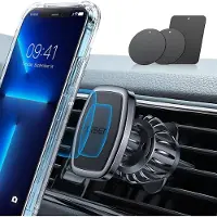 Lisen Telefoonhouder Auto Magnetische Car Phone Holder [6 Krachtige Magneten]Phone Holder Car, Magnetische Auto Telefoonhouder Compatibel met iPhone 15 Pro Max14 13 /Galaxy/XIAOMI