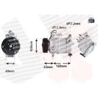 VAN WEZEL 1701K708 Aircopomp