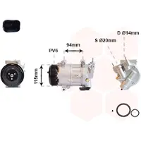 VAN WEZEL 4000K418 Aircopomp