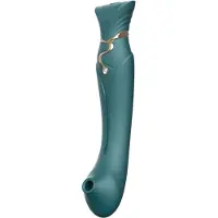 Zalo Queen PulseWave vibrator - groen