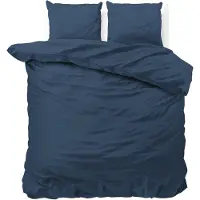 Royal Textile Dekbedovertrek Satin Point - Navy 240 x 200/220 cm