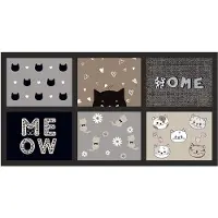 MD-ENTREE MD Entree - Deurmat - Schoonloopmat - Vision - Cutest Cats - 40 x 80 cm