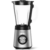 Heinrichs HPM 8163 - Blender - Universele Mixer - RVS - 1,5L glazenkan - 500W