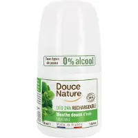 Douce Nature Deodorant roll on mint hervulbaar 50 gram