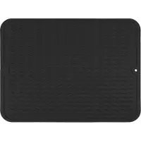 Krumble QUVIO Afdruipmat - Siliconen - Zwart - 40 x 30 x 0,5 cm