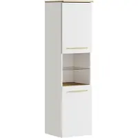 Badplaats Badkamerkast bravos 35 x 35 x 133 cm met eiken hangende