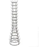 Clayre & Eef Mokkenrek Ø 41x148 cm metaal