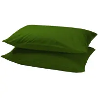 Beau Maison Katoenen Kussenslopen Groen - 100% Perkaal Katoen - 60x70cm | Set van 2 stuks