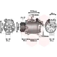VAN WEZEL 2500K263 Aircopomp
