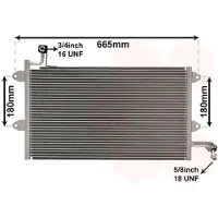 VAN WEZEL 58005137 Condensor voor airco