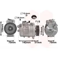 VAN WEZEL 0600K417 Aircopomp