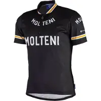 Rogelli Molteni Short Sleeve Jersey Zwart S Man