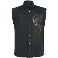 Spiral Bodywarmer - Diesel Punk - M tot 4XL - voor Mannen - zwart - Maat XXL
