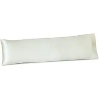 Beauty Silk - Satijnen Body Pillow Kussensloop - Creme - 40x145 cm - Glans Satijn