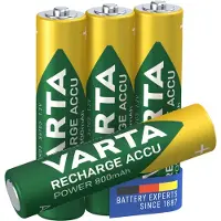 Varta 8x Recharge Accu Power Oplaadbare Batterijen Aaa 800mah 4 Stuks