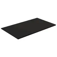Saniclass Tops Topblad - 80x1.5x46cm - mat zwart