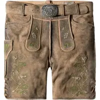 Stockerpoint Klederdracht broek 'Falkenstein' lichtbruin / groen
