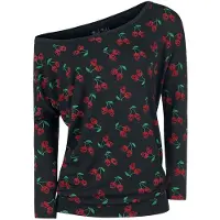 Rock Rebel by EMP Shirt met lange mouwen - Fast And Loose - S tot 5XL - voor Vrouwen - zwart - Maat 5XL