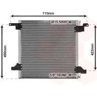 VAN WEZEL 30005377 Condensor voor airco