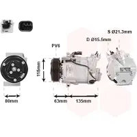VAN WEZEL 4300K392 Aircopomp