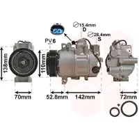 VAN WEZEL 0600K415 Aircopomp