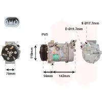 VAN WEZEL 3700K449 Aircopomp