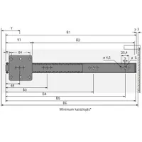 Hettich Draaischuifdeur systeem 600 mm