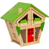 Bigjigs houten insectenhuisje, 7dlg.