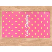 Lucca Sneldrogend Microvezel Strandlaken - Cool Summer - 100x180 - Pink