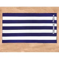 Lucca Sneldrogend Microvezel Strandlaken - Summer Vibes - 100x180 - Navy