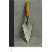 MuchoWow Notitieboek - Schrijfboek - Troffel - Verf - Gereedschap - Notitieboekje klein - A5 formaat - Schrijfblok